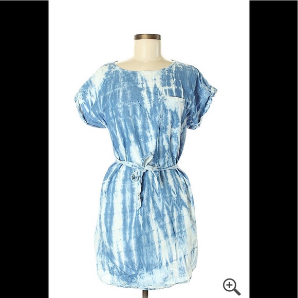 Ann Taylor Dresses & Skirts - Ann Taylor Loft Blue Tie Die Dress M. wore once!